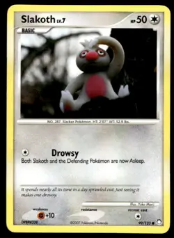 Pokemon Mysterious Treasures #99/123 Slakoth Common - Image 1