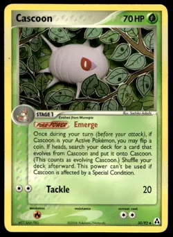 Pokemon Legend Maker #30/92 Cascoon Uncommon - Image 1