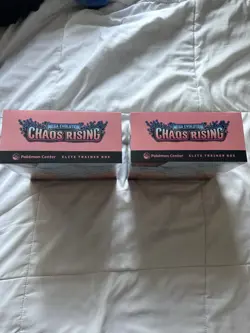2 Pokemon TCG Chaos Rising Factory Sealed Pokemon Center Elite Trainer Box New - Image 3