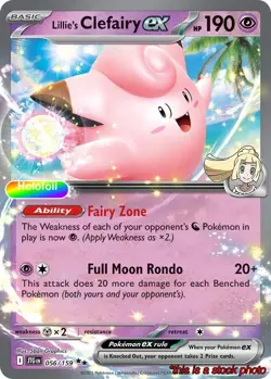 Lillie's Clefairy ex - 056/159 [Pokemon JTG - 056/159] Holofoil - Image 1