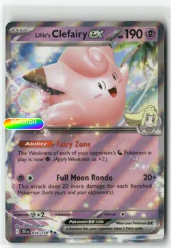 Lillie's Clefairy ex - 056/159 [Pokemon JTG - 056/159] Holofoil - Image 2