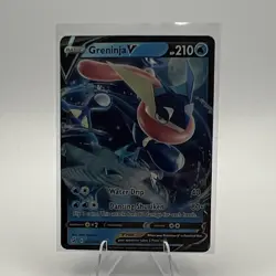 Pokemon Greninja V Holo Ultra Rare 210 HP 073/264 Fusion Strike - Image 1