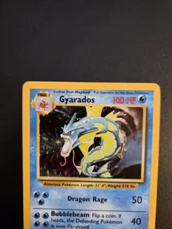 Gyarados 6/102 Holo Holo Rare Base Set Unlimited Pokemon Holo Lightly Played - Image 1