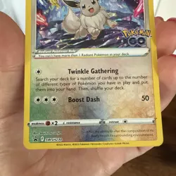 Radiant Eevee SWSH230 SWSH Black Star Promo Pokemon Pokemon GO - Image 2