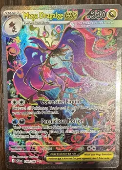 Pokemon Mega Dragalge Ex 118/086 Chaos Rising TCG (English) SIR SHIPS FAST - Image 1