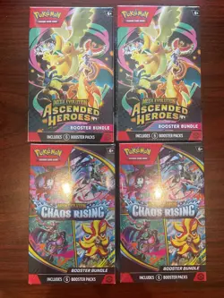 Pokemon Ascended Heroes 2x Bundles+Chaos Rising 2x Bundles SEALED READY TO SHIP - Image 1