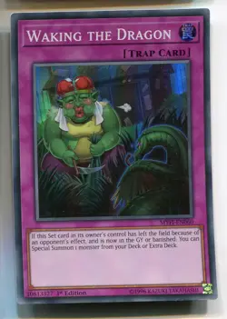 Yu-Gi-Oh! Waking the Dragon Super Rare englisch MYFI-EN060 Den Drachen Wecken - Image 1