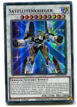 Yu-GI-OH Satellitenkrieger Ultra Rare LDS3-DE121 BLAU - Image 1