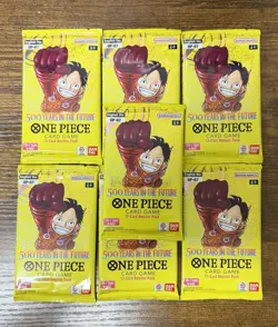 One Piece OP-07 500 Years in the Future Booster Pack Lot x7 Sealed English - Image 1