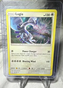 Pokemon Lugia Holo Rare 130HP 131/181 SM Team Up English Card - Image 1