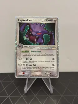 2006 Exploud ex Rare Holo Pokemon Card Crystal Guardians 92/100 DAMAGED CREASED - Image 1