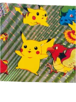 Pokemon Rare Vintage Japanese Hologram Sticker Card 1990’s - Image 2