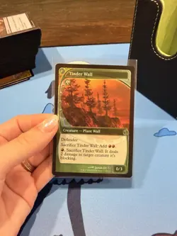 Magic the Gathering FOIL Future Sight Tinder Wall (215) Mystery Booster 2 NM - Image 1