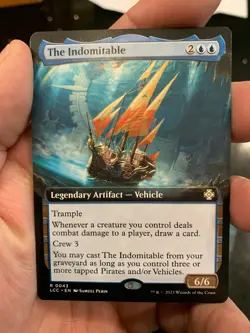 The Indomitable - LCC - 43 - Extended Art - NM - MTG - Image 1