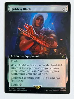 Hidden Blade - Foil Extended Buy-a-box promo - UB: Assassin's Creed (MTG) - Image 1