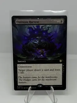MTG Ominous Harvest (77/505) Secrets of Strixhaven Commander NM - Image 1