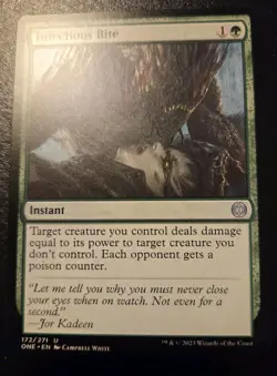 Infectious Bite 172/271 Uncommon Phyrexia: All Will Be One Magic: The Gathering - Image 1