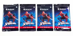 4 Packs Magic the Gathering Play Booster Pack Lot MTG Spider-Man - Image 1