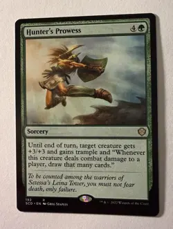 Hunter's Prowess #192 (NM) Starter Commander SCD Magic MTG - Image 1