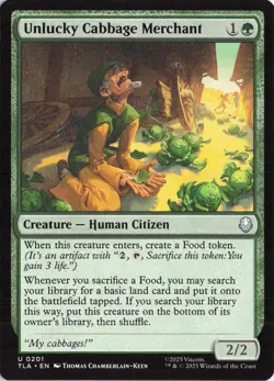 Unlucky Cabbage Merchant, 201, TLA, Normal - Image 1