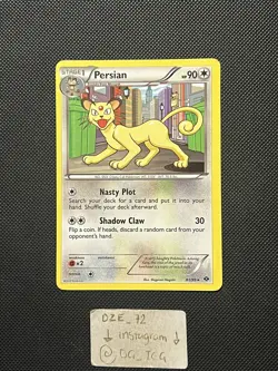 Pokemon B&W Next Destinies - Persian - 81/99 - Non Holo Rare - NM/VLP - Image 1