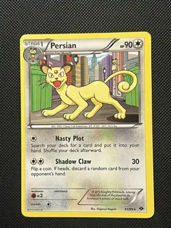 Pokemon B&W Next Destinies - Persian - 81/99 - Non Holo Rare - NM/VLP - Image 2