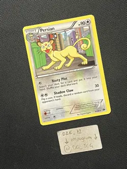 Pokemon B&W Next Destinies - Persian - 81/99 - Non Holo Rare - NM/VLP - Image 3