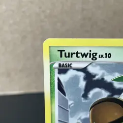 Pokemon (Holo) TURTWIG Card (POP SERIES-6) Set 17/17 Common Promo MP - Image 3