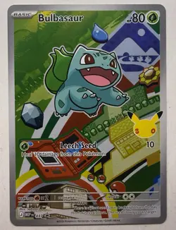 Pokemon Bulbasaur 037 Holo Promo ME: Mega Evolution Promo Pokemon Near Mint - Image 1