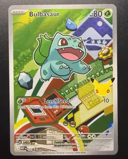 Pokemon Bulbasaur 037 Holo Promo ME: Mega Evolution Promo Pokemon Near Mint - Image 2