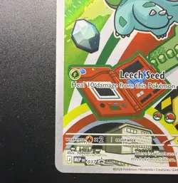 Pokemon Bulbasaur 037 Holo Promo ME: Mega Evolution Promo Pokemon Near Mint - Image 5