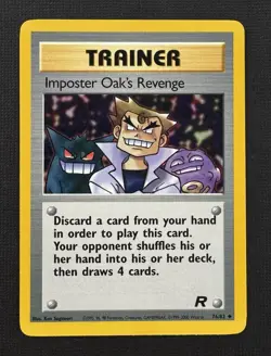 Pokemon Imposter Oak's Revenge 76/82 Team Rocket Uncommon Unlimited - Image 1