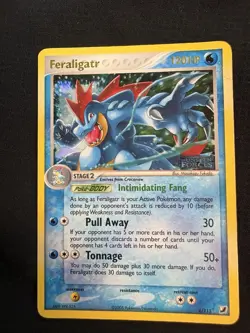 Pokemon TCG Feraligatr 4/115 Unseen Forces 2005 English Reverse Holo - Image 1