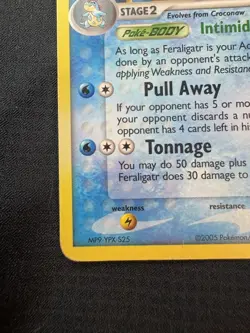 Pokemon TCG Feraligatr 4/115 Unseen Forces 2005 English Reverse Holo - Image 5
