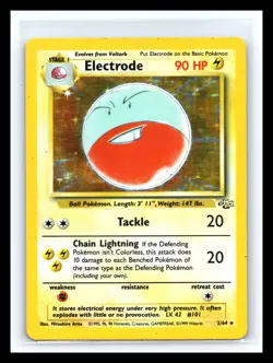 💥 ELECTRODE Holo Rare # 2/64 | FOSSIL SET | Pokemon 1999 TCG Vintage Card | - Image 1