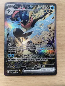 Greninja ex -SVP 132-Scarlet & Violet Black Star Promo - Pokemon TCG - MINT - Image 3