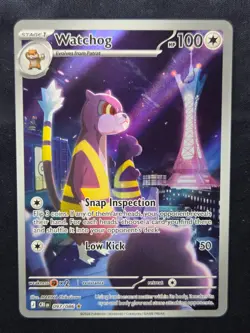 Watchdog 97/86 Holo Chaos Rising Illustration Rare Pokemon Card NM - Image 1