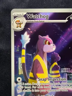 Watchdog 97/86 Holo Chaos Rising Illustration Rare Pokemon Card NM - Image 2