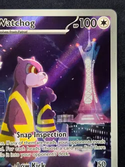 Watchdog 97/86 Holo Chaos Rising Illustration Rare Pokemon Card NM - Image 3