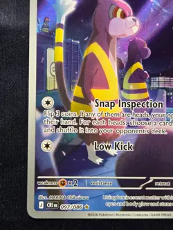 Watchdog 97/86 Holo Chaos Rising Illustration Rare Pokemon Card NM - Image 4