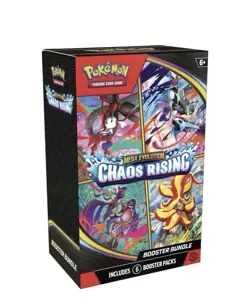 Pokemon TCG Mega Evolution Chaos Rising Booster Bundle (6 Packs) - NEW - SEALED - Image 1