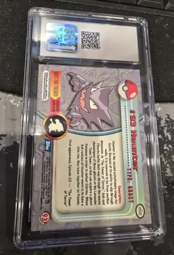 2000 TOPPS POKEMON TV ANIMATION SERIES 2 93 HAUNTER CGC 6.5 Excellent - Image 2