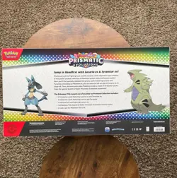 LOT OF 2 Pokemon Prismatic Lucario Ex Tyranitar Ex Premium Collection Sams Club - Image 2