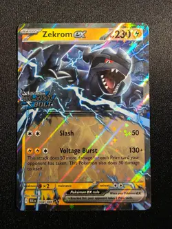 Zekrom ex (Black Bolt Stamped) 034/086 MCAP Holo Near Mint - Image 1