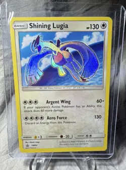 Pokemon Shining Lugia Holo Promo 130HP SM82 Shining Legends 2017 English - Image 1
