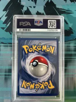 1999 Pokemon Base Set Shadowless Alakazam Holo PSA 6 - Image 2