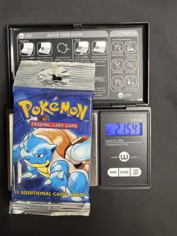 1999 Base Set Pokemon long crimp packs, Full art set, (Factory Sealed) 3 pack - Image 3