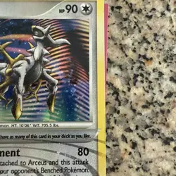 Pokemon Arceus LV.100 Holo DP50 - Pokemon TCG Diamond and Pearl Promo- LP - Image 4
