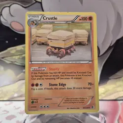Crustle 85/149 Pokemon - Holo Black and White Boundaries Crossed MP/HP - Image 1