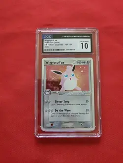 GEM MINT Pokemon: Wigglytuff ex EX Hidden Legends 101 Ultra Rare - CGC 10 SWIRL - Image 1